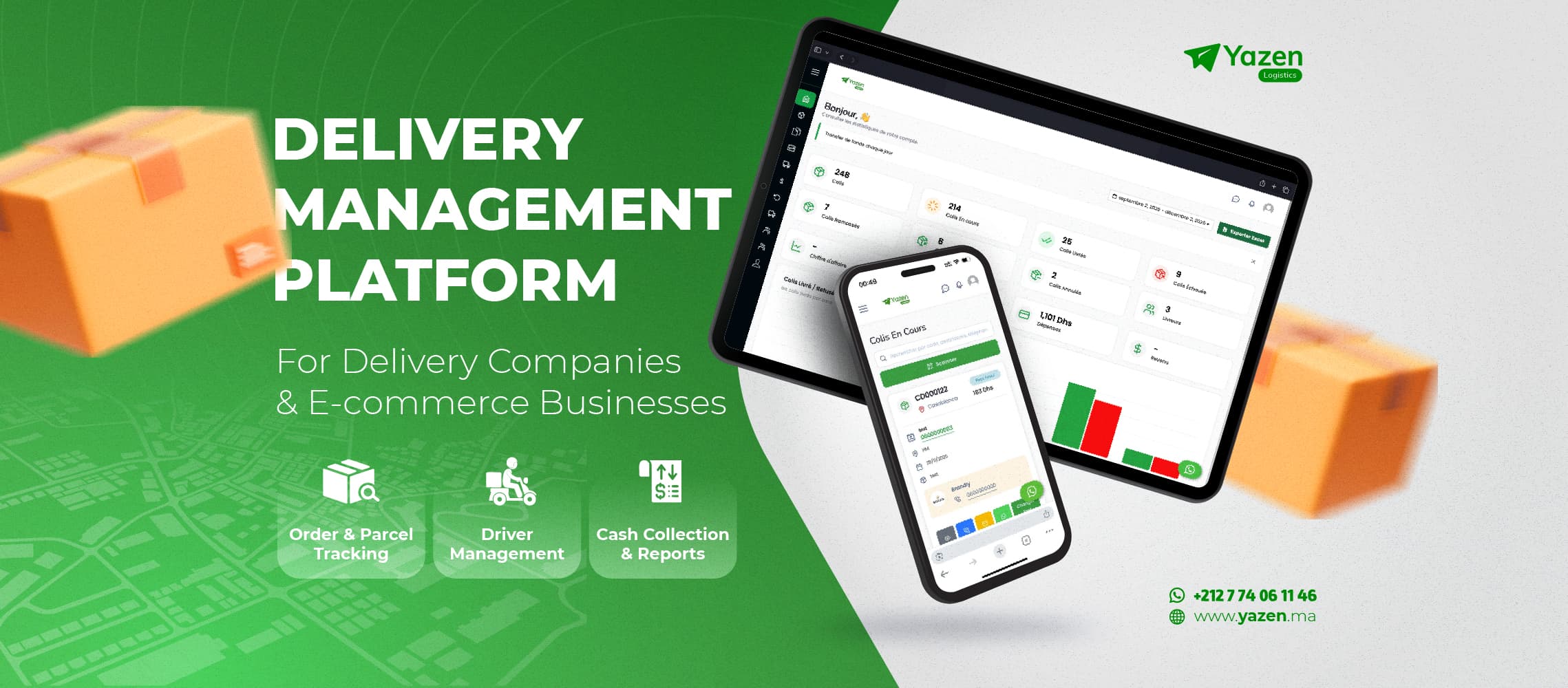 Yazen : Le Meilleur Système de Gestion de Livraison au Maroc en 2026